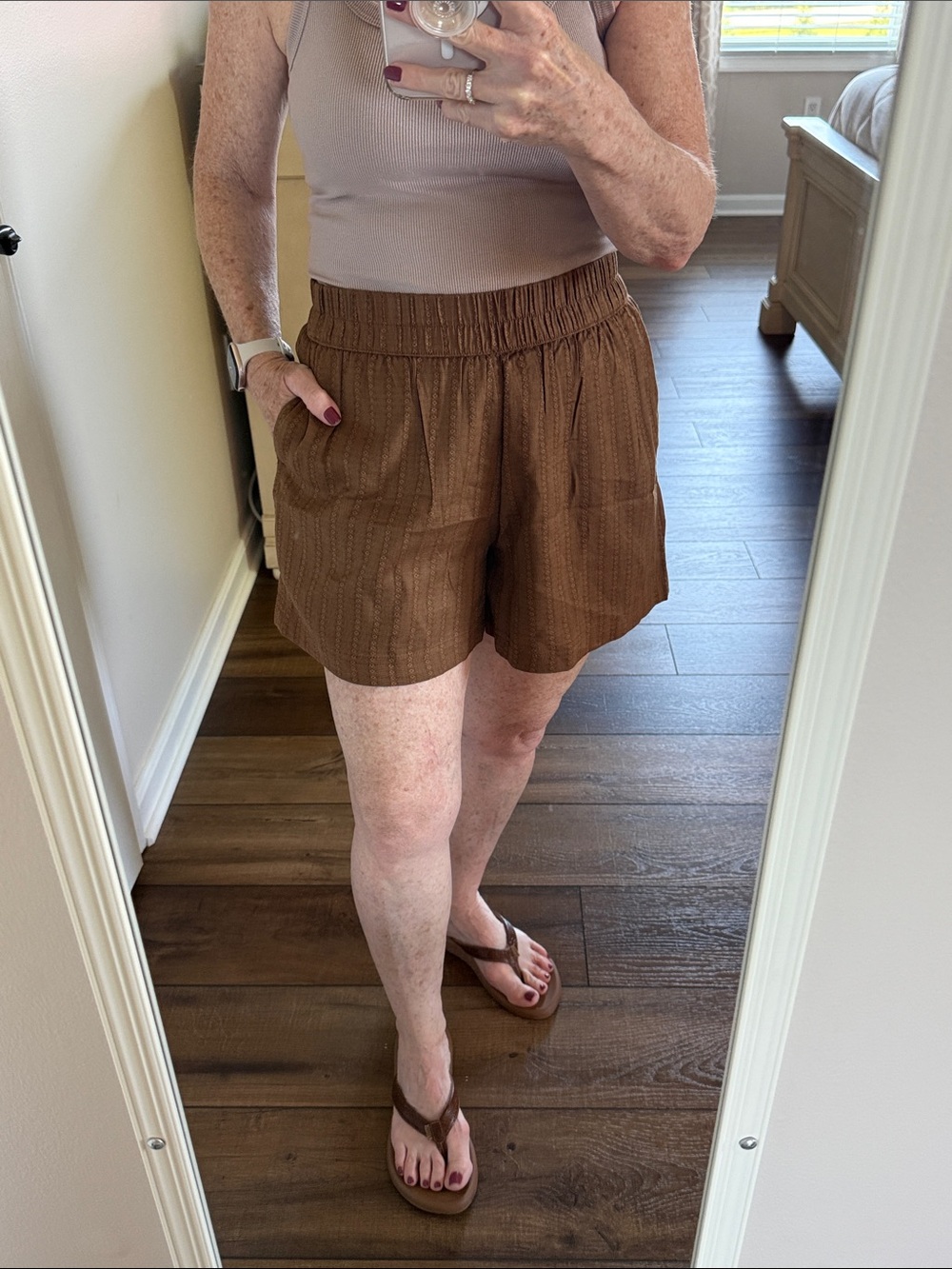 Three Dots Pull On Shorts